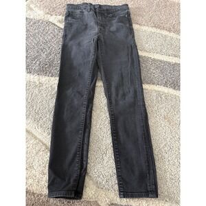 J Crew High Rise Skinny Jeans Womens Black Size 27